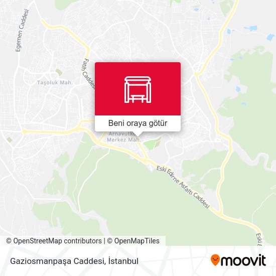 Gaziosmanpaşa Caddesi harita