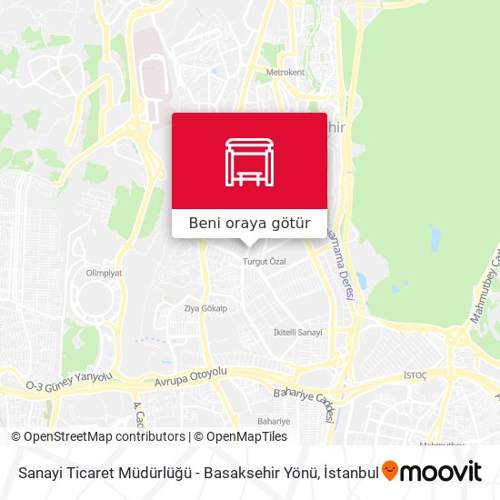 Sanayi Ticaret Müdürlüğü - Basaksehir Yönü harita