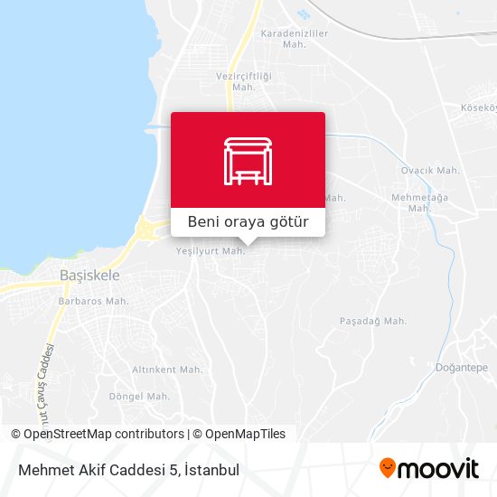Mehmet Akif Caddesi 5 harita