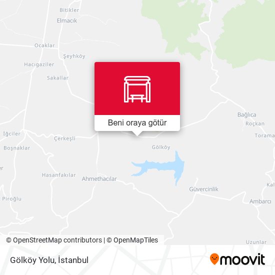 Gölköy Yolu harita