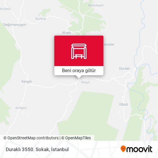 Duraklı 3550. Sokak harita