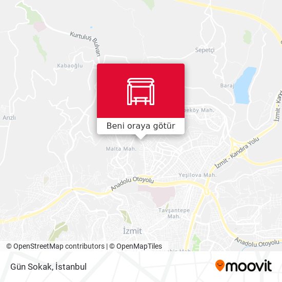 Gün Sokak harita