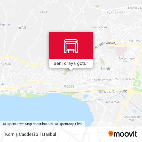 Korniş Caddesi 3 harita