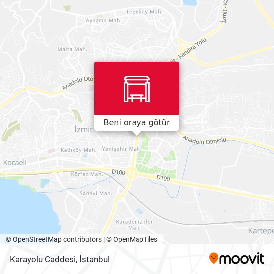Karayolu Caddesi harita