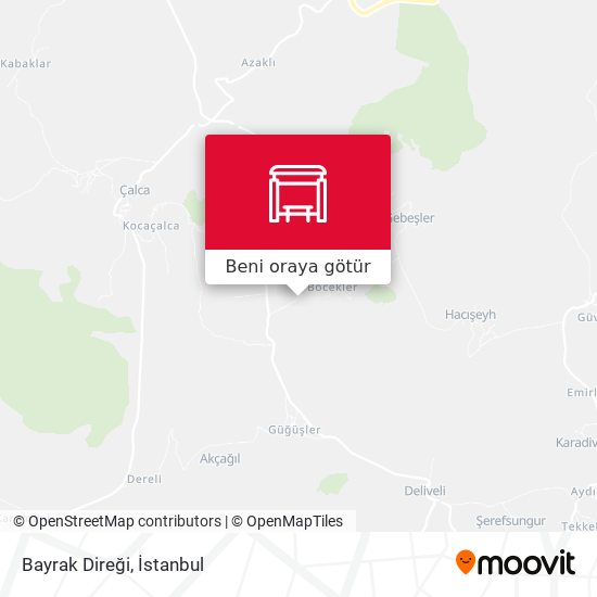 Bayrak Direği harita