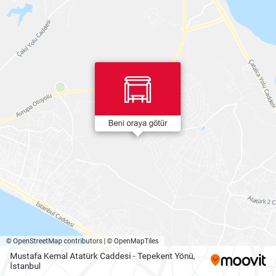 Mustafa Kemal Atatürk Caddesi - Tepekent Yönü harita
