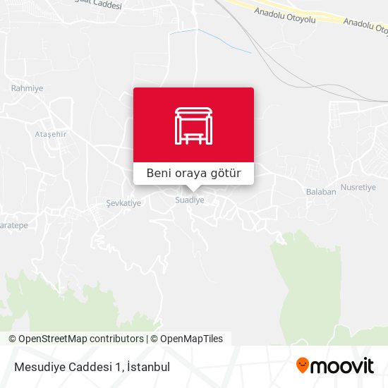 Mesudiye Caddesi 1 harita