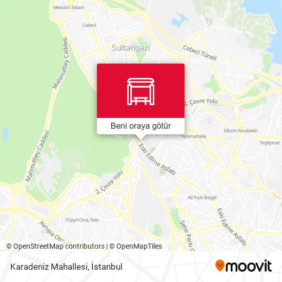 Karadeniz Mahallesi harita