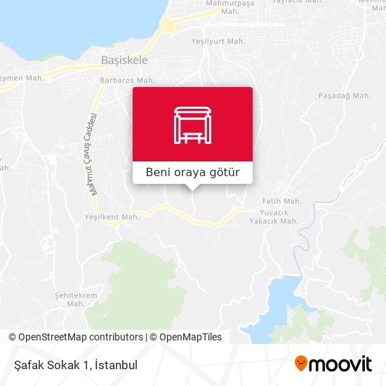 Şafak Sokak 1 harita