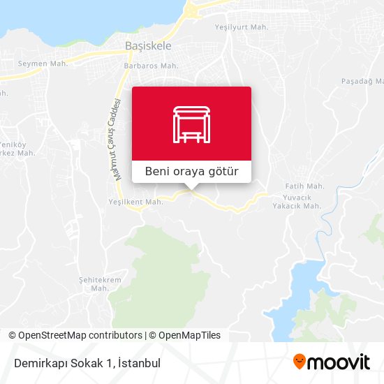 Demirkapı Sokak 1 harita
