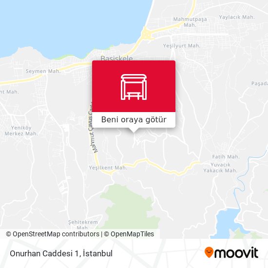 Onurhan Caddesi 1 harita