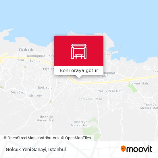 Gölcük Yeni Sanayi harita