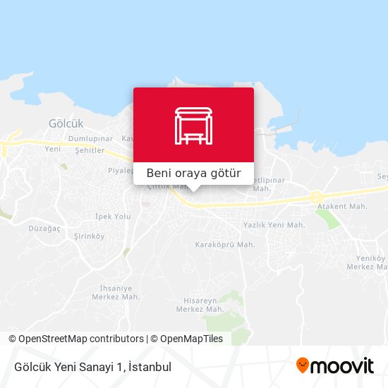 Gölcük Yeni Sanayi 1 harita