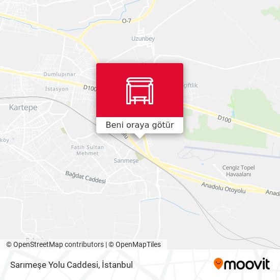 Sarımeşe Yolu Caddesi harita