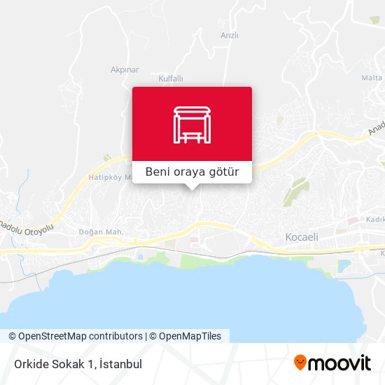 Orkide Sokak 1 harita
