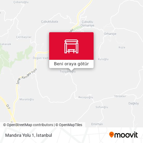 Mandıra Yolu 1 harita