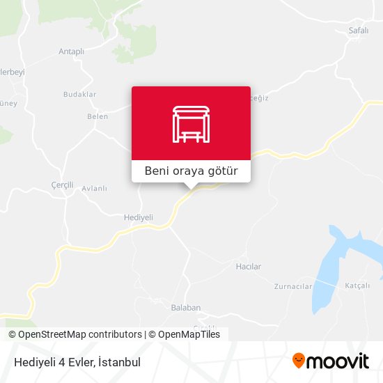 Hediyeli 4 Evler harita