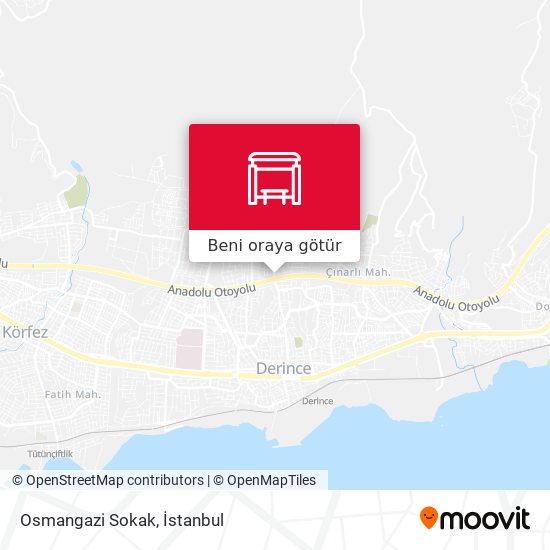 Osmangazi Sokak harita
