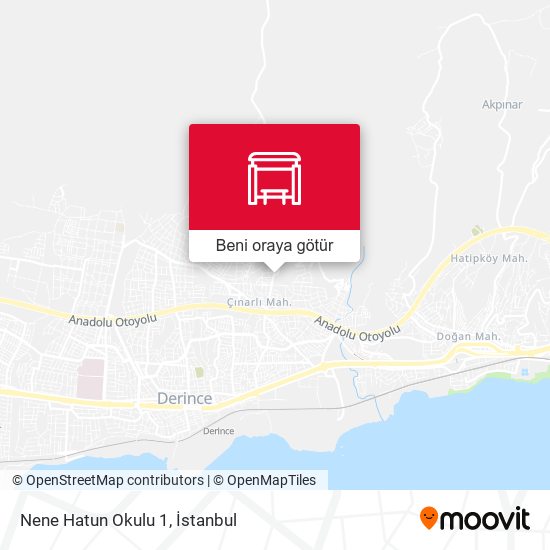 Nene Hatun Okulu 1 harita