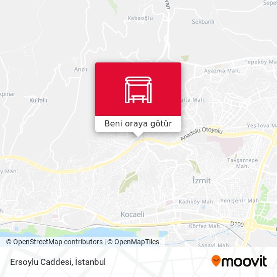 Ersoylu Caddesi harita