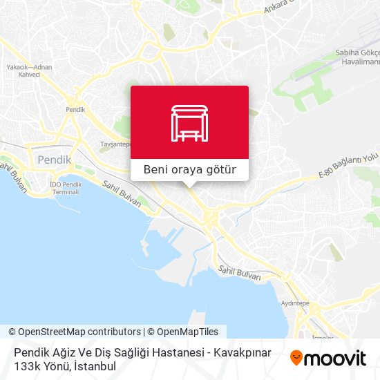 Pendik Ağiz Ve Diş Sağliği Hastanesi -  Kavakpınar 133k Yönü harita
