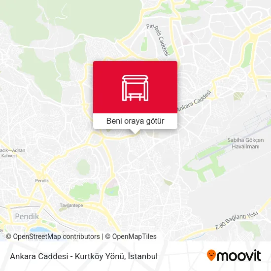 Ankara Caddesi - Kurtköy Yönü harita