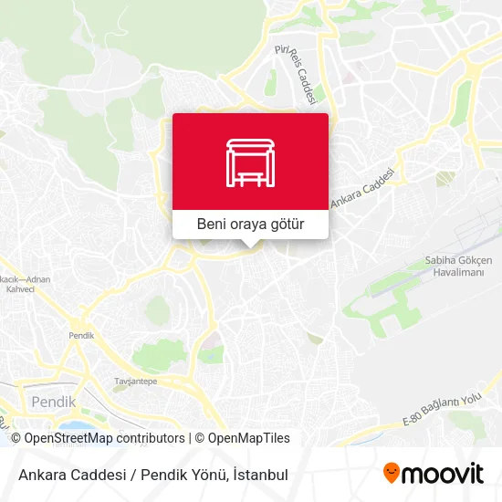 Ankara Caddesi / Pendik Yönü harita