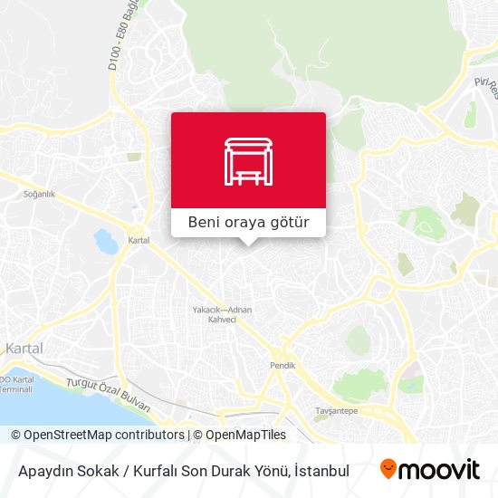 Apaydın Sokak / Kurfalı Son Durak Yönü harita