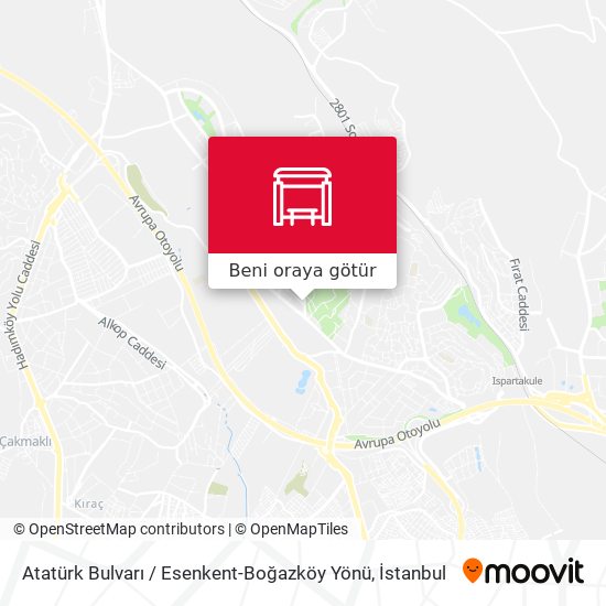 Atatürk Bulvarı / Esenkent-Boğazköy Yönü harita