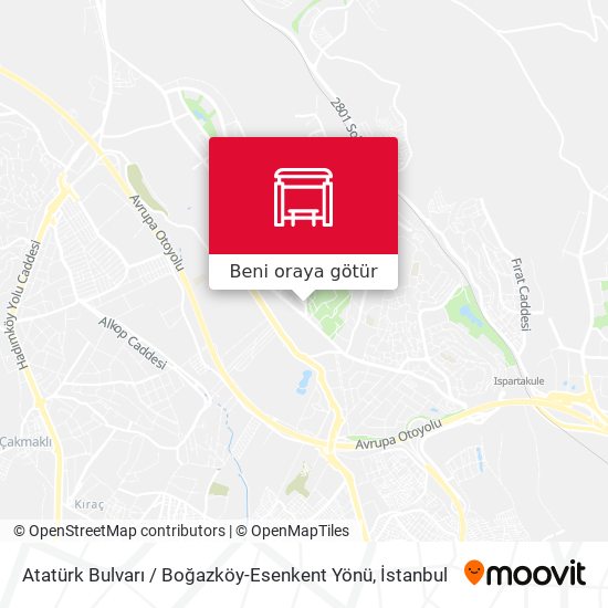 Atatürk Bulvarı / Boğazköy-Esenkent Yönü harita