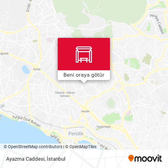 Ayazma Caddesi harita