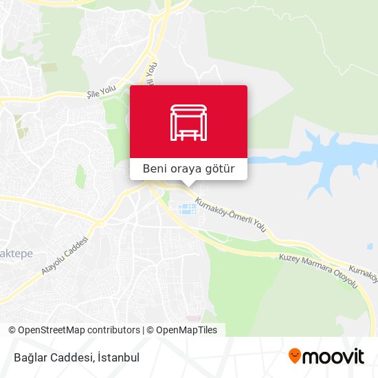 Bağlar Caddesi harita