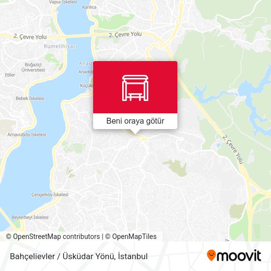 Bahçelievler / Üsküdar Yönü harita
