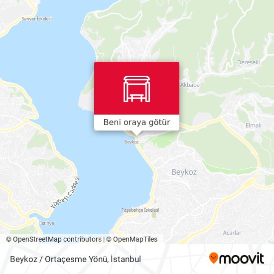 Beykoz / Ortaçesme Yönü harita