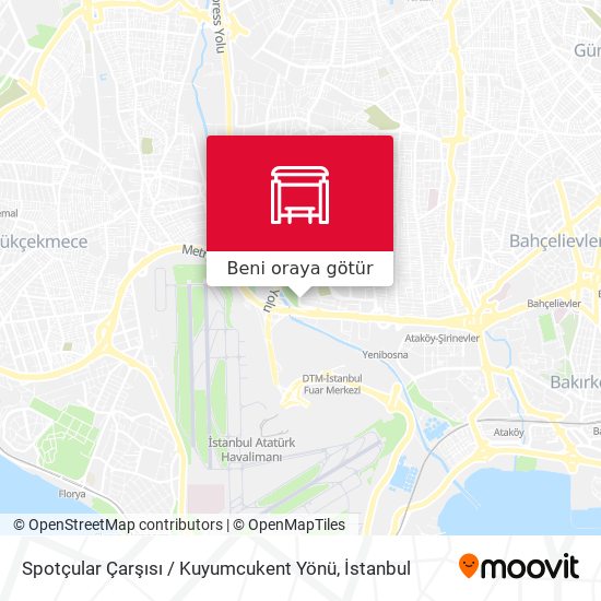 Spotçular Çarşısı / Kuyumcukent Yönü harita