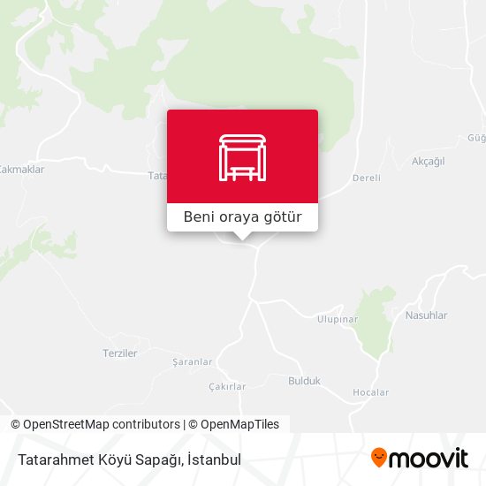 Tatarahmet Köyü Sapağı harita