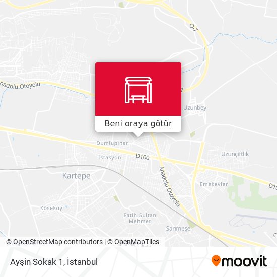 Ayşin Sokak 1 harita