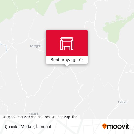 Çancılar Merkez harita