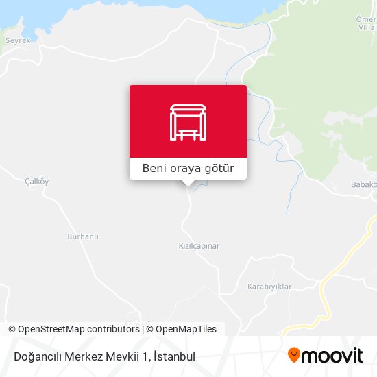 Doğancılı Merkez Mevkii 1 harita