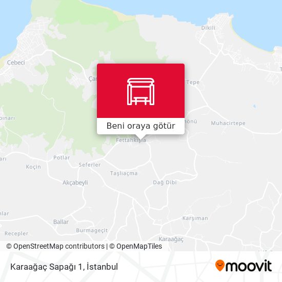 Karaağaç Sapağı 1 harita