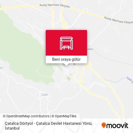 Çatalca Dörtyol - Çatalca Devlet Hastanesi Yönü harita