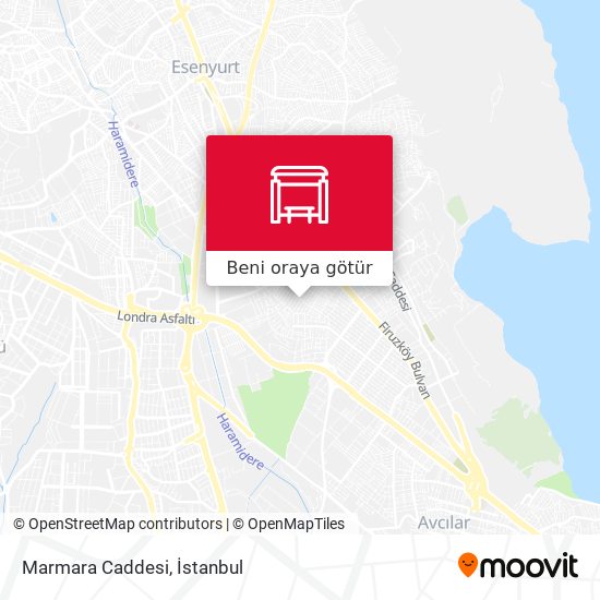 Marmara Caddesi harita