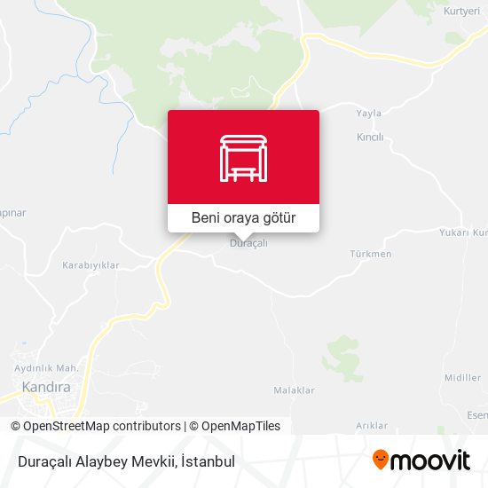 Duraçalı Alaybey Mevkii harita