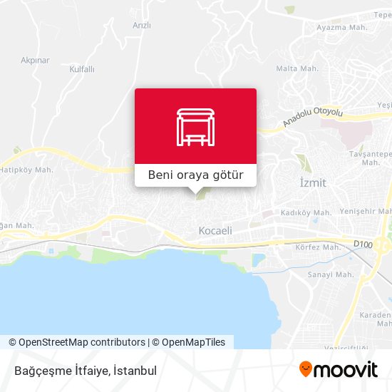 Bağçeşme İtfaiye harita
