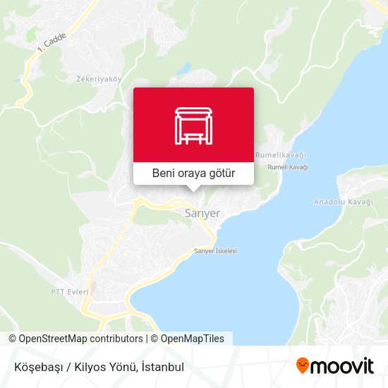 Köşebaşı / Kilyos Yönü harita