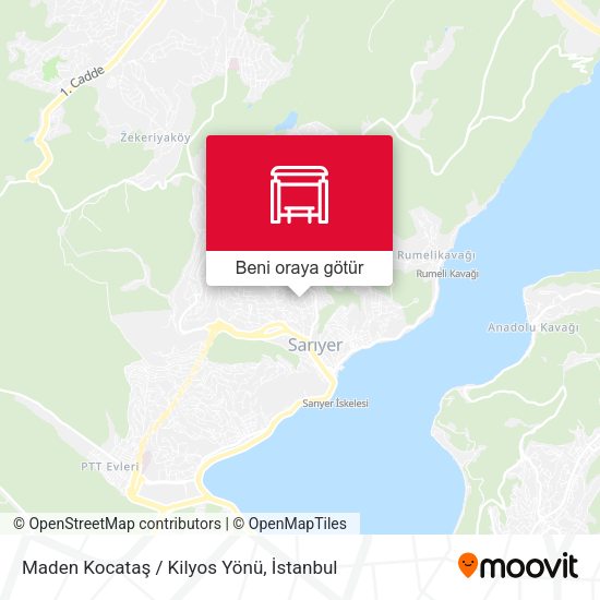 Maden Kocataş / Kilyos Yönü harita