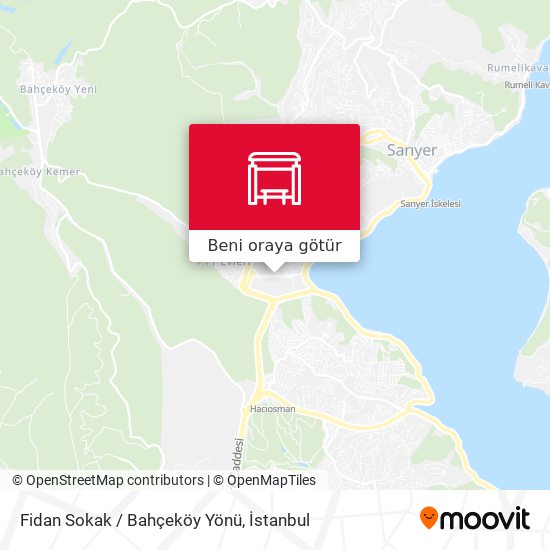 Fidan Sokak / Bahçeköy Yönü harita