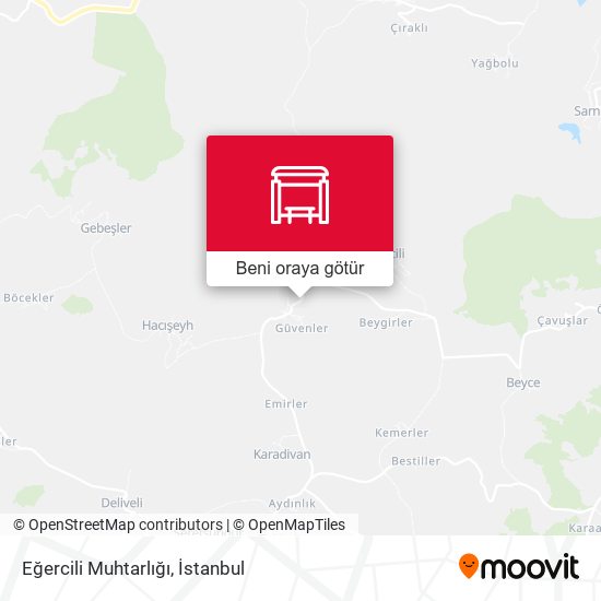 Eğercili Muhtarlığı harita