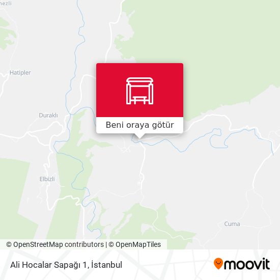 Ali Hocalar Sapağı 1 harita