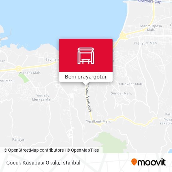 Çocuk Kasabası Okulu harita